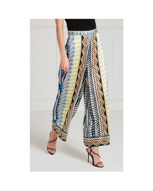 Temperley London Meryl Palazzo Pants - Blue