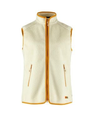 Fjallraven Vardag High Pile Fleece Vest - Yellow
