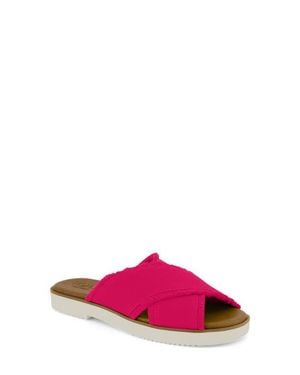 TOMS Mae Crisscross Slide Sandal - Pink