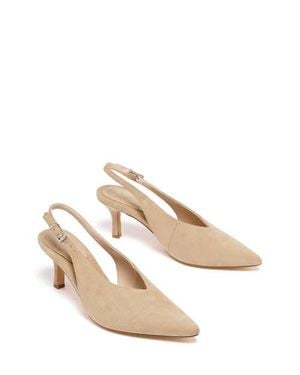 Therapy Australia Jacs Slingback Pointed Toe Pumps - Natural