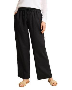 Tommy Bahama Two Palms Easy Linen Drawstring Pants - Black