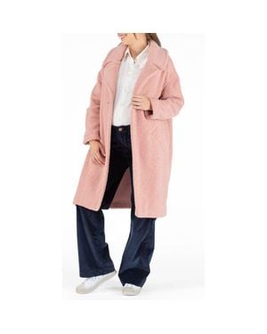 Cache Coeur Léonie Long Pregnancy Coat - Pink