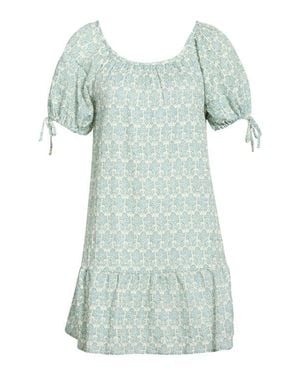 Marine Layer Clio Tiered Minidress - Green