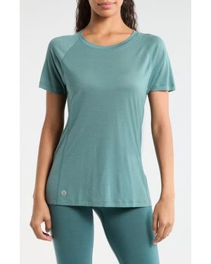 Smartwool Active Ultralite Crewneck T-Shirt - Green