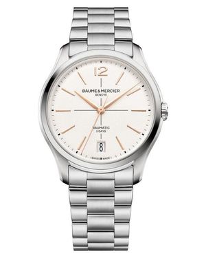 Baume & Mercier Clifton Braumatic Bracelet Watch, 39Mm - Gray
