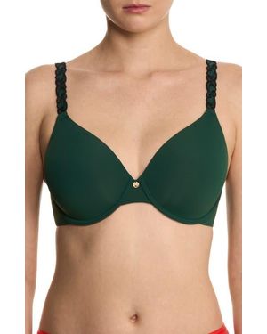 Natori Pure Luxe Underwire T-Shirt Bra - Green