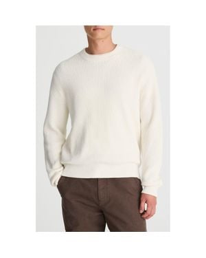 Madewell Shaker Stitch Cotton Sweater - White