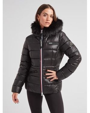 Jacket R4D Faux Fur Tricolore Racer Jacket - Gray