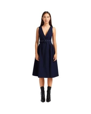 Belle & Bloom Miss Independence Midi Dress - Blue