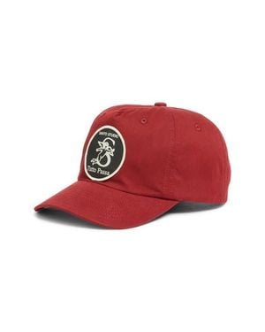 Saint Studio Tutto Five-Panel Snapback Baseball Cap - Red