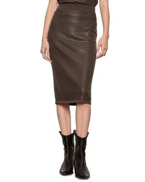 Sanctuary Sparkle Sequin Pencil Skirt - Black