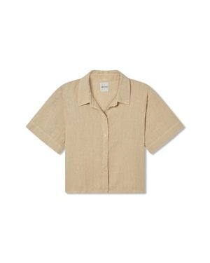 VIR VITA Anais Linen Shirt - Natural