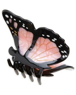 Solar Eclipse Monarch Hair Claw Clip - Black
