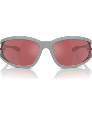 DIESEL 65Mm Oversize Pillow Sunglasses - Pink