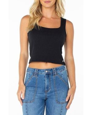 Roxy Dixon Rib Knit Top - Blue