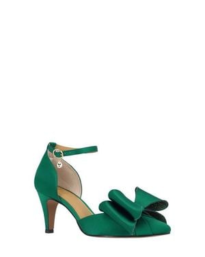 J. Reneé Pammie Ankle Strap Bow Pump - Green