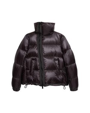 Sacai Asymmetric Down Puffer Vest - Black