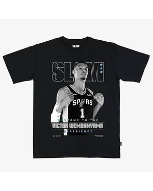 Slam Victor Wembanyama San Antonio Spurs Cover T-Shirt - Black