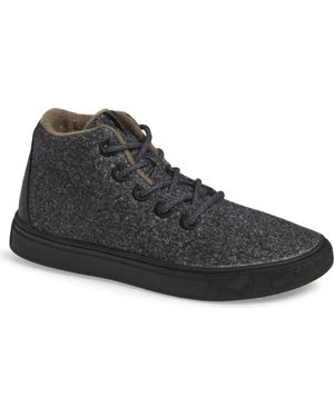 YY Nation Alto Water Resistant Wool Blend High Top Sneaker - Black