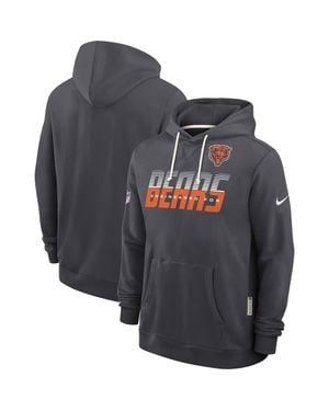 Nike Chicago Bears Sideline Standard Issue Top Prospect Dri-Fit Hoodie - Gray
