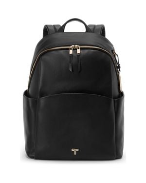 Tumi Raina Large Leather Backpack - Black