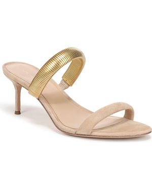 Veronica Beard Tobin Slide Sandal - Metallic
