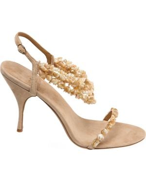 Jeffrey Campbell Volcana Ankle Strap Sandal - Metallic