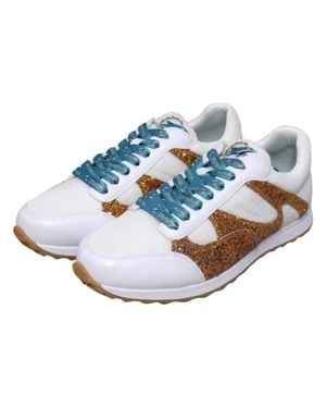 Cuce Miami Dolphins Glitter Sneakers - Blue