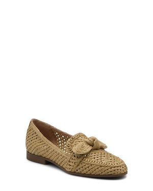 Charles David Finite Raffia Loafer - Natural