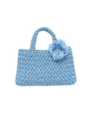 Carmen Sol Positano Raffia - Blue