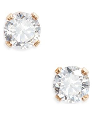 SET & STONES Birthstone Stud Earrings - White
