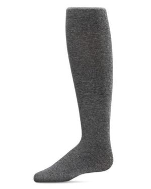 Memoi Kid's Cotton Blend Non-Pilling Opaque Tights - Gray