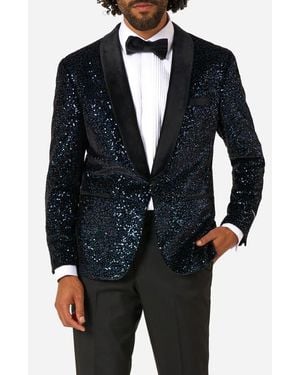 Opposuits Sequin Dinner Jacket - Black
