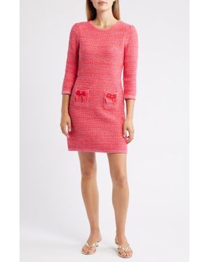 Lilly Pulitzer Rhysa Bow Accent Sweater Dress - Red