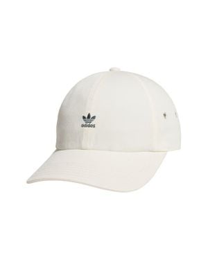 adidas Originals Mini Trefoil Relaxed Strap Back Hat - White