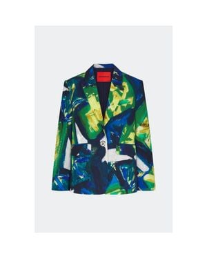 Simon Miller Lennox Crepe Oversized Jacket - Green