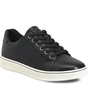Børn Amina Leather Sneaker - Black