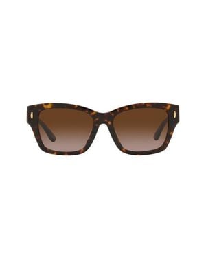 Tory Burch 53mm Square Sunglasses - Brown