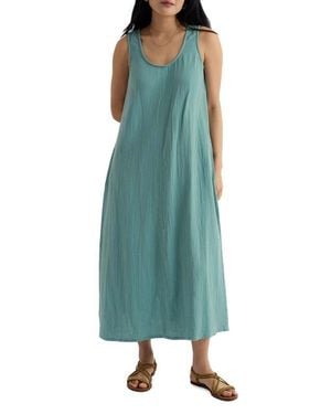 Seasalt Cornwall Helleborne Sleeveless Organic Cotton Dress - Green