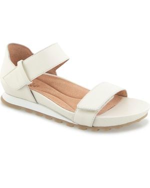 Jambu Linda Casual Wedge Sandal - White