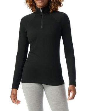 Smartwool Merino Wool Blend Quarter-Zip - Black