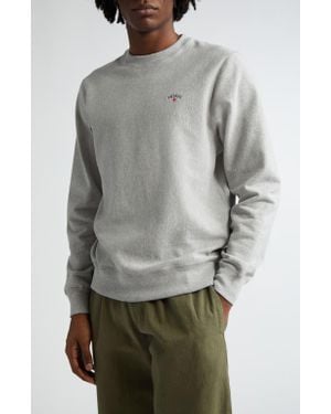 Noah Classic French Terry Crewneck Sweatshirt - Gray