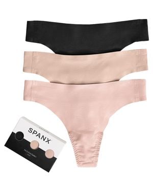 Spanx Fit-To-You Assorted 3-Pack Thongs - Multicolor