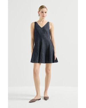 Brunello Cucinelli Mini Dress - Blue