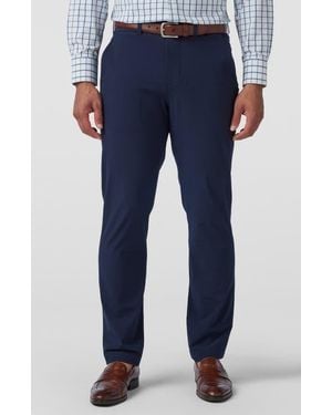 Mizzen+Main Helmsman Athletic Fit Performance Chinos - Blue