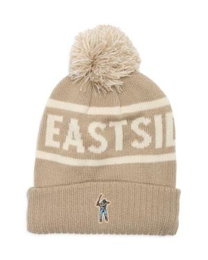 EASTSIDE GOLF Pom Pom Beanie - Natural