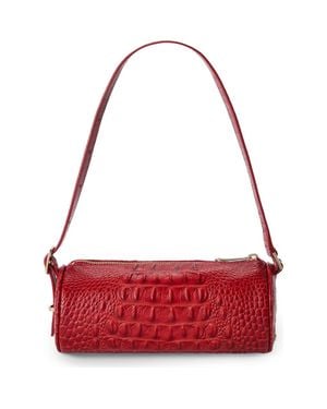 Brahmin Billie Barrel Bag - Red