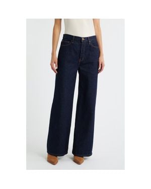 The Great The Slouch Wide Leg Jeans - Blue