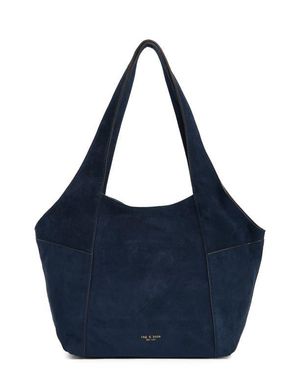 Rag & Bone Small Brayton Suede Shopper - Blue