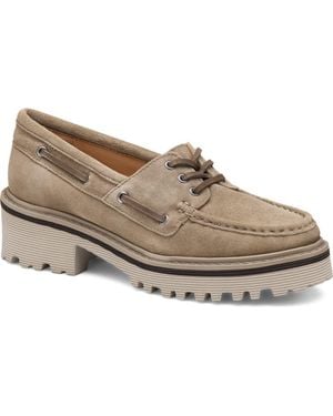 Johnston & Murphy Emmalynn Boat Shoe - Gray